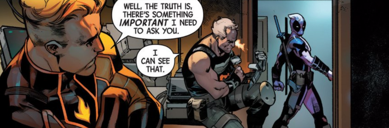 Illustration for article titled Deadpool Asks the Important Questions